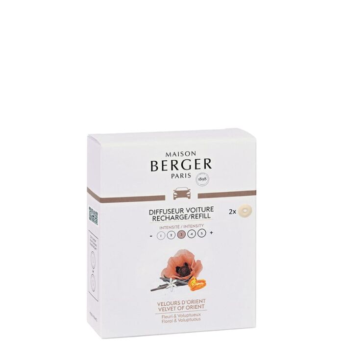 Maison Berger - Velvet of Orient Car Diffuser Refills
